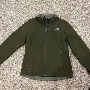 Chocolate brown North Face jacket